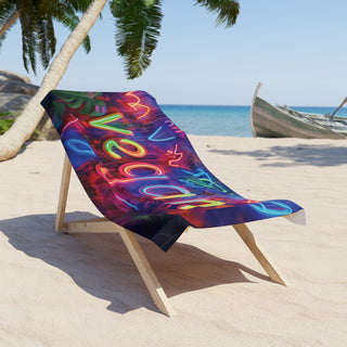 Vegan Beach Towel Printify