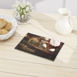 Vegan Pizza Cutting Board Printify