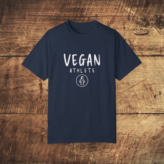 Vegan Athlete Garment-Dyed T-shirt Printify