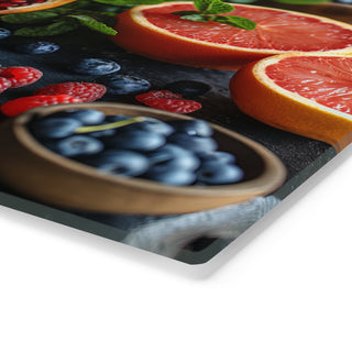 Vegan Home Tempered Glass Cutting Board Printify