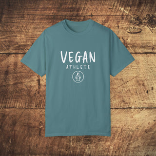 Vegan Athlete Garment-Dyed T-shirt Printify