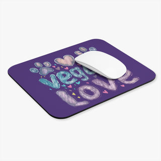 Vegan Love Mouse Pad (Rectangle)