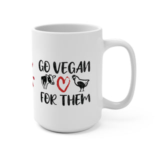 Go Vegan Coffee Mug 15oz Printify