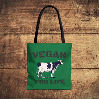 Vegan For Life Tote Bag Printify