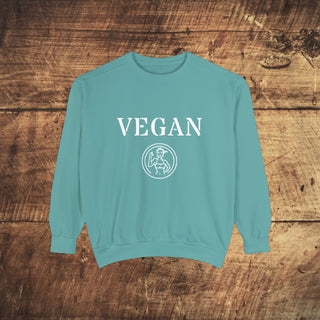 Vegan Garment-Dyed Sweatshirt Printify