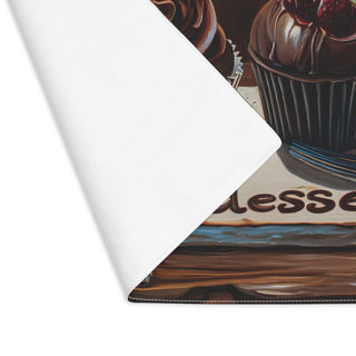 Vegan Dessert Placemat, 1pc Printify