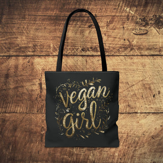 Vegan Girl Tote Bag Printify