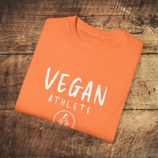 Vegan Athlete Garment-Dyed T-shirt Printify