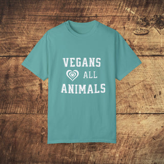 Vegan Garment-Dyed T-shirt Printify