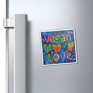 Vegan Love Magnet Printify