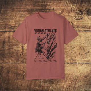 Vegan Athlete Garment-Dyed T-shirt Printify