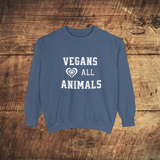 Vegan Garment-Dyed Sweatshirt Printify