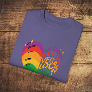 Vegan Love Garment-Dyed T-shirt Printify