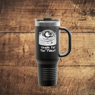 Vegan For The Planet Insulated Travel Mug, 40oz