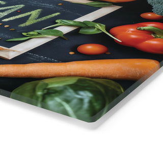 Vegan Tempered Glass Cutting Board Printify