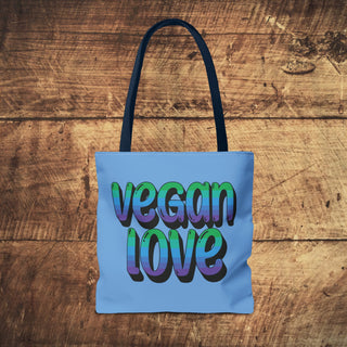 Vegan Love Tote Bag Printify