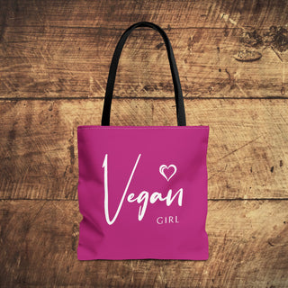 Vegan Girl Tote Bag Printify