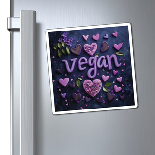 Colorful Hearts Magnet Printify