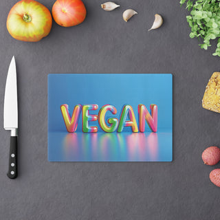 Vegan Tempered Glass Cutting Board Printify