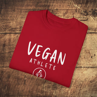 Vegan Athlete Garment-Dyed T-shirt Printify