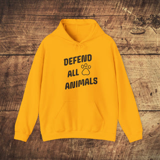 Defend All Animals Heavy Blend™ Hooded Sweatshirt Printify