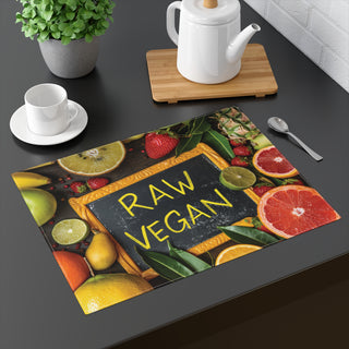 Raw Vegan Placemat, 1pc Printify