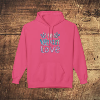 Vegan Love Unisex Midweight Softstyle Fleece Hoodie