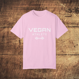 Vegan Athlete Garment-Dyed T-shirt Printify