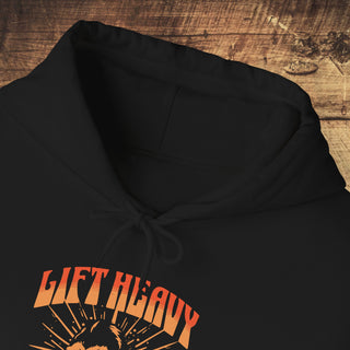 Lift Heavy Eat Plants Heavy Blend™ Hooded Sweatshirt Printify