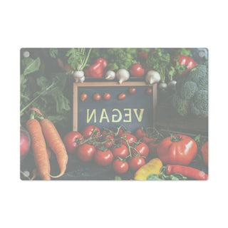 Vegan Tempered Glass Cutting Board Printify