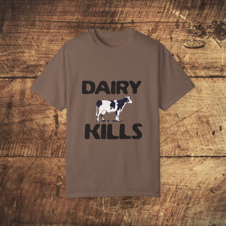 Dairy Kills Garment-Dyed T-shirt Printify