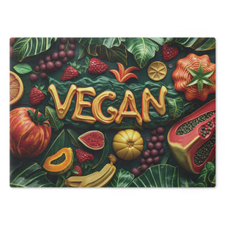 Vegan Tempered Glass Cutting Board Printify