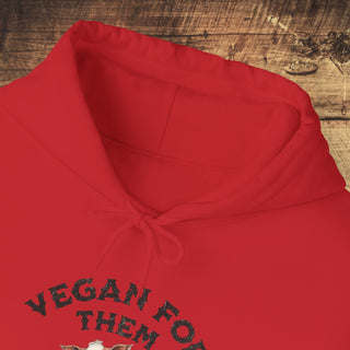 Vegan For Them Heavy Blend™ Hooded Sweatshirt Printify