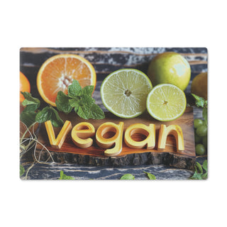 Vegan Tempered Glass Cutting Board Printify