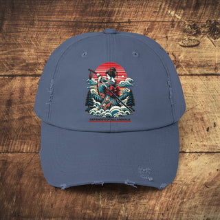 Defender of Animals Unisex Distressed Cap Printify