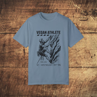 Vegan Athlete Garment-Dyed T-shirt Printify