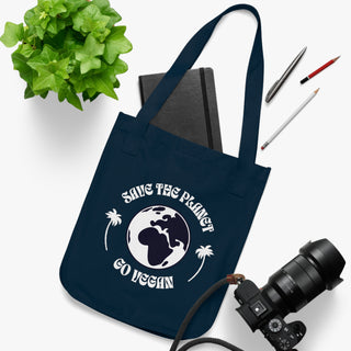 Save The Planet Organic Canvas Tote Bag