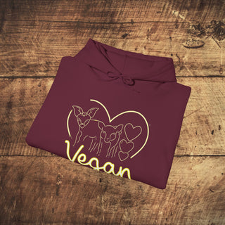 Vegan Heavy Blend™ Hooded Sweatshirt Printify