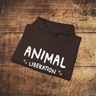 Animal Liberation Heavy Blend™ Hooded Sweatshirt Printify