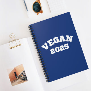 Vegan 2025 Spiral Notebook - Ruled Line