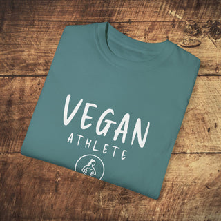 Vegan Athlete Garment-Dyed T-shirt Printify