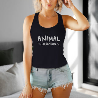 Animal Liberation Women's Ideal Racerback Tank Printify