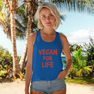 Vegan For Life Women's Ideal Racerback Tank Printify