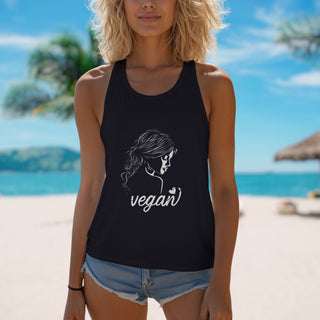 Vegan Girl Women's Ideal Racerback Tank Printify