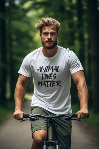 Animal Lives Matter Garment-Dyed T-shirt Printify