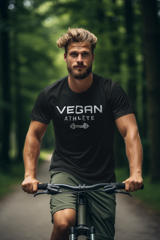 Vegan Athlete Garment-Dyed T-shirt Printify