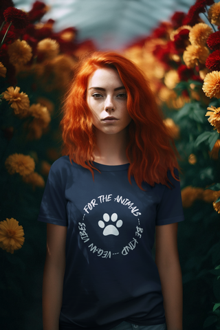 For The Animals Garment-Dyed T-shirt Printify