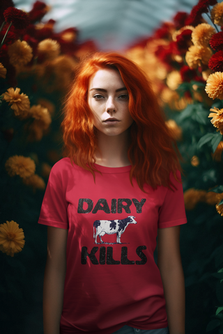 Dairy Kills Garment-Dyed T-shirt Printify