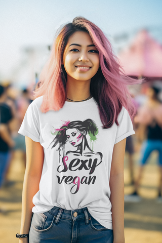 Sexy Vegan Garment-Dyed T-shirt Printify