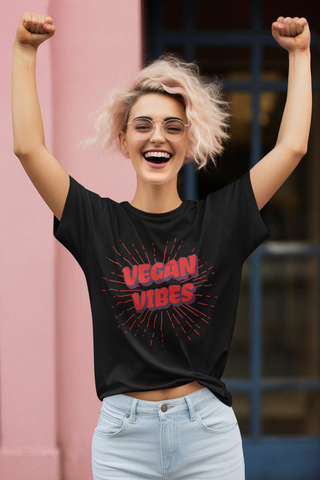 Vegan Vibes Garment-Dyed T-shirt Printify